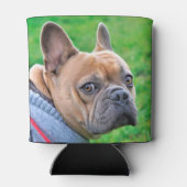Funny Personalized Pet Photo Dog Dad Blikjeskoeler (Achterkant)