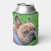 Funny Personalized Pet Photo Dog Dad Blikjeskoeler (Blikje Achterkant)