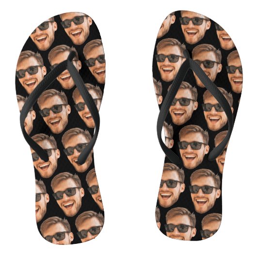 Funny Personalized Photo Face Teenslippers (Voetbed)