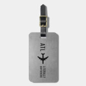 Funny Personalized Pilot Gift Travel Lover Bagagelabel (Voorkant verticaal)