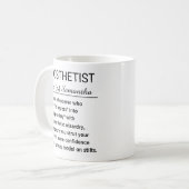 Funny Personalized Prosthetist Definition Koffiemok (Voorkant links)
