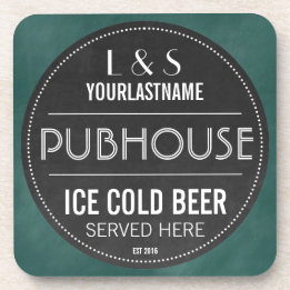 Funny Personalized Pubhouse Chalkboard Sign Sign Bier Onderzetter
