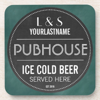 Funny Personalized Pubhouse Chalkboard Sign Sign Bier Onderzetter
