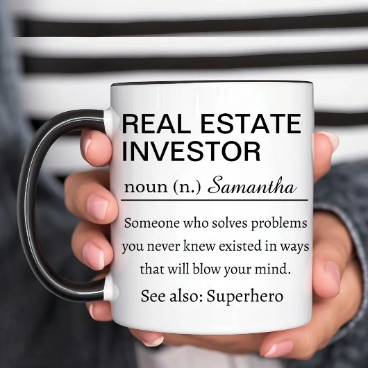 Funny Personalized Real Estate Investor Definition Mok