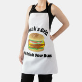 Funny Personalized Relax Uw Buns BBQ Schort (Insitu)