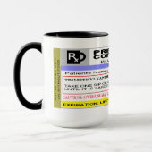 Funny Personalized Rx ETIKET - Voorschrijvingskoff Mok (Links)