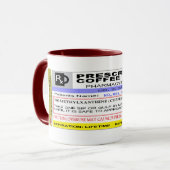 Funny Personalized Rx Prescription koffie Mok (Voorkant links)