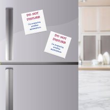 Funny Personalized stoort Magnet niet