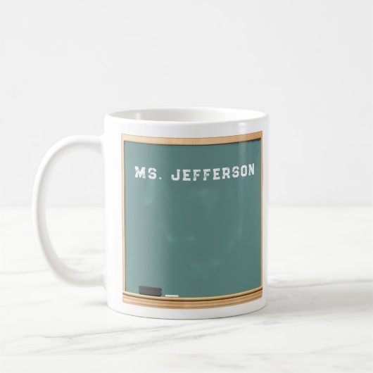 Funny Personalized Teacher Gift Koffiemok (Links)