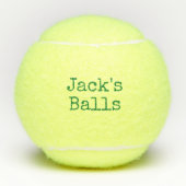 Funny Personalized Tennis Balls Tennisballen (Voorkant)