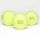 Funny Personalized Tennis Balls Tennisballen (Multi)