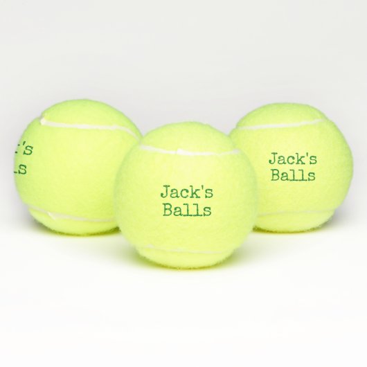 Funny Personalized Tennis Balls Tennisballen (Multi)