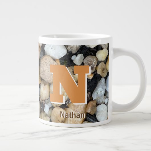 Funny Personalized Tough Guy Statement Grote Koffiekop (Rechts)