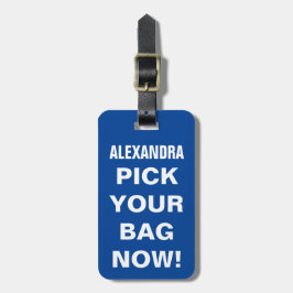 Funny Personalized Travel Luggable Bagagelabel