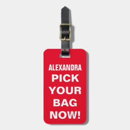 Funny Personalized Travel Luggable Bagagelabel