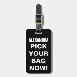 Funny Personalized Travel Luggable Bagagelabel