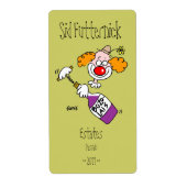 Funny Personalized Wine Labels (Voorkant)