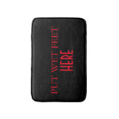 Funny Persoonlijk Aangepast voor eigen foto en tek Badmat (Voorkant Verticaal)