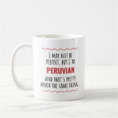 Funny Peruvian Peru Gift Idea Coffee Mok Cup (Links)