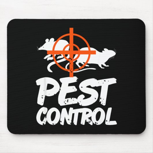 Funny Pest Control Humor For Rat Hunters &amp; Tra Muismat (Voorkant)