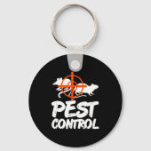 Funny Pest Control Humor For Rat Hunters & Tra Sleutelhanger (Voorkant)
