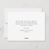 Funny Pet 'Define Naughty' Photo Christmas Feestdagenkaart (Achterkant)