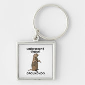 Funny Pet Groundhog Sleutelhanger (Voorkant)