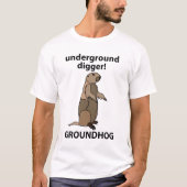 Funny Pet Groundhog T-shirt (Voorkant)