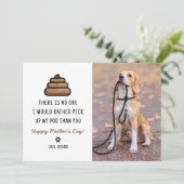 Funny Pet Happy Fur Moederdag Kaart (Staand voorkant)