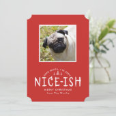 Funny Pet Kerstkaart voor Dog-eigenaars (Staand voorkant)