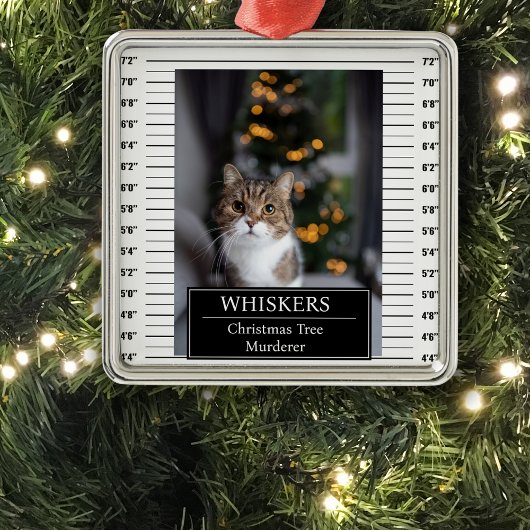 Funny Pet Mok Shot Metalen Ornament