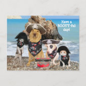 Funny Pet Pirate Day Briefkaart (Voorkant)