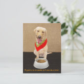Funny Pet Spaans Briefkaart & Teaching Aid (Staand voorkant)