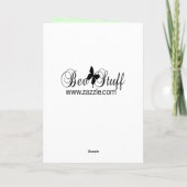 Funny Pet & Stropdas Flamingo voor zijn Valentijns Kaart (Achterkant)