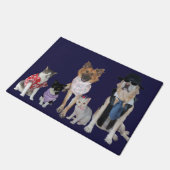 Funny Pet Welcoming Committee Deurmat (Schuin)