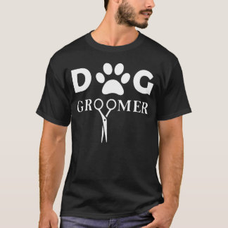 Funny Pet Workwear Grooming Dog Groomer Mannen Vro T-shirt