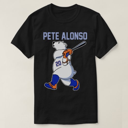 Funny Pete Alonso die honkballiefdesteam speelt T-shirt (Design voorkant)