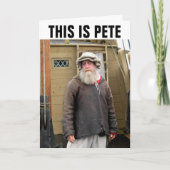 FUNNY PETE SAILOR BIRTHDAAGKAARTEN VOOR HAAR KAART (Voorkant)