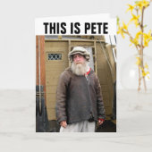 FUNNY PETE SAILOR BIRTHDAAGKAARTEN VOOR HAAR KAART (Gele Bloem)