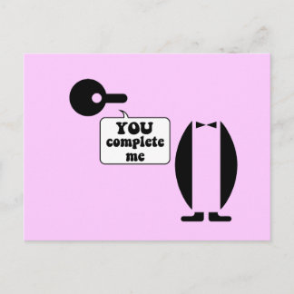 Funny pguin briefkaart