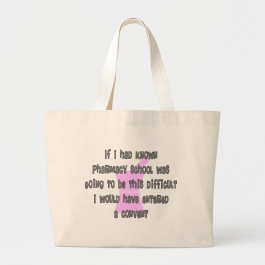 Funny Pharm-D (Pharmacy Student_ Gifts Grote Tote Bag (Voorkant)