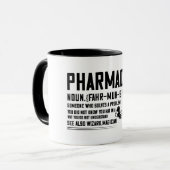 Funny Pharmacist Definition Mok (Voorkant links)