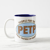 Funny Pharmacist geeft unieke "PETP"-ontwerp Tweekleurige Koffiemok (Links)