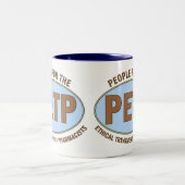 Funny Pharmacist geeft unieke "PETP"-ontwerp Tweekleurige Koffiemok (Center)