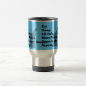 Funny Pharmacist Gifts "Eat, Sleep, Slam Phones" Reisbeker (Center)