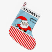 Funny Pharmacist Grote Kerstsok (Voorkant (Hangend))