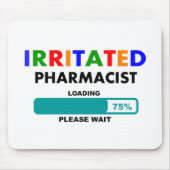 Funny Pharmacist Loading T-Shirts Muismat (Voorkant)