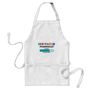 Funny Pharmacist Loading T-Shirts Standaard Schort