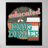 Funny Pharmacist Pharmacy Tech Gift Poster (Voorkant)