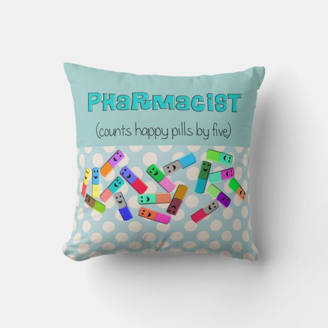 Funny Pharmacist Pillow Kussen (Voorkant)